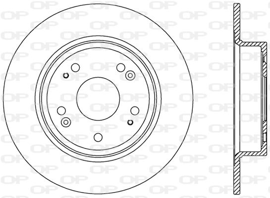 OPEN PARTS Тормозной диск BDR2495.10